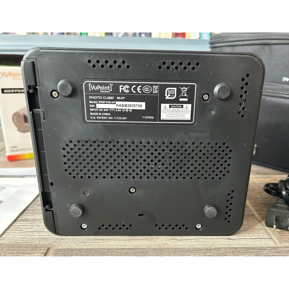 VuPoint Photo Cube WiFi Instant Photo Printer - Complete Kit sealed ink & paper‎